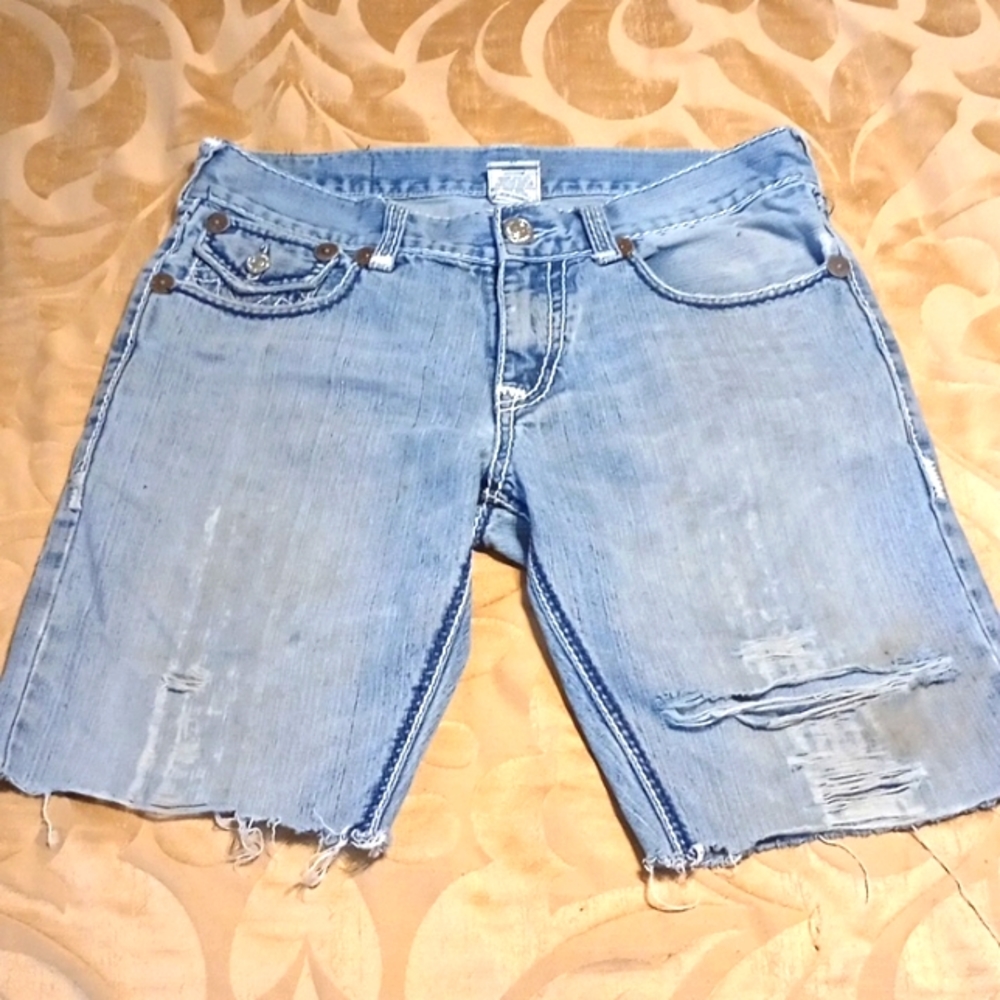 True Religion mens jean shorts size 34